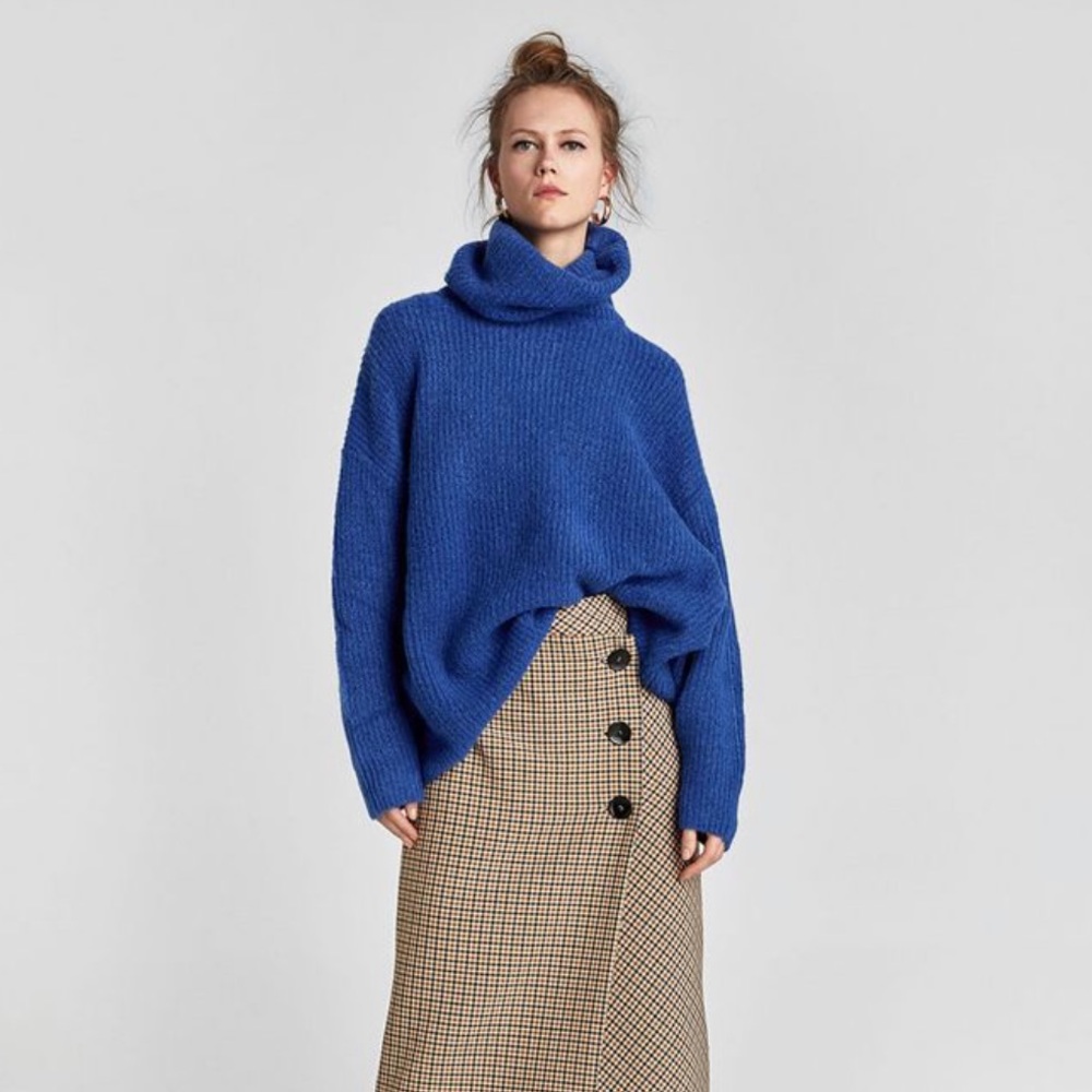 SOLD Zara Oversized Roll Neck Sweater
